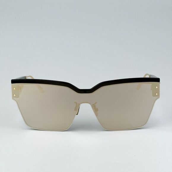 NEW Dior DIORCLUB M4U 55A5 Black Pale Smoke Mirrored Unisex Shield Sunglasses main image 11